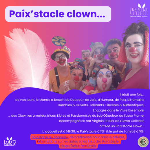 Paixstacle clown Labodacieux clowncollectif
